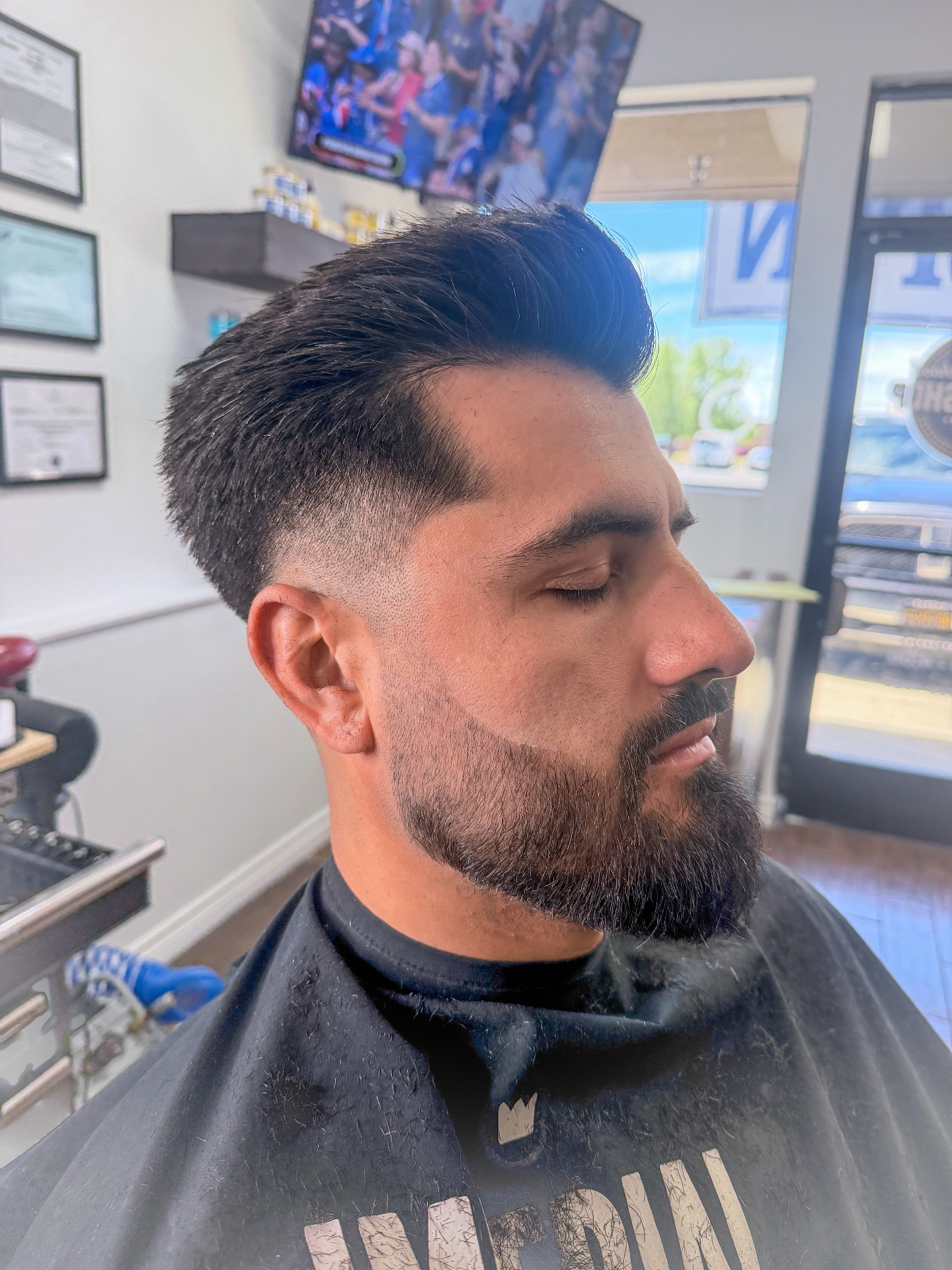 Fresh fade haircut