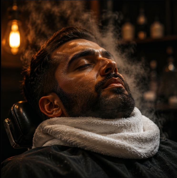 Hot towel classic shave